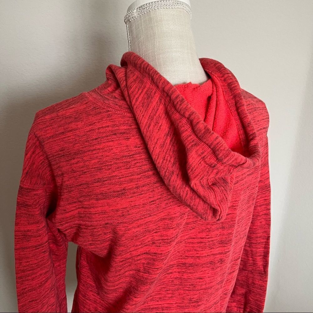 Heathered Red Reebok Lightweight Hoodie Size Small - Picture 3 of 7